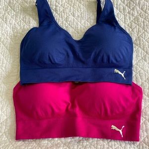 Two new puma padded sports bras